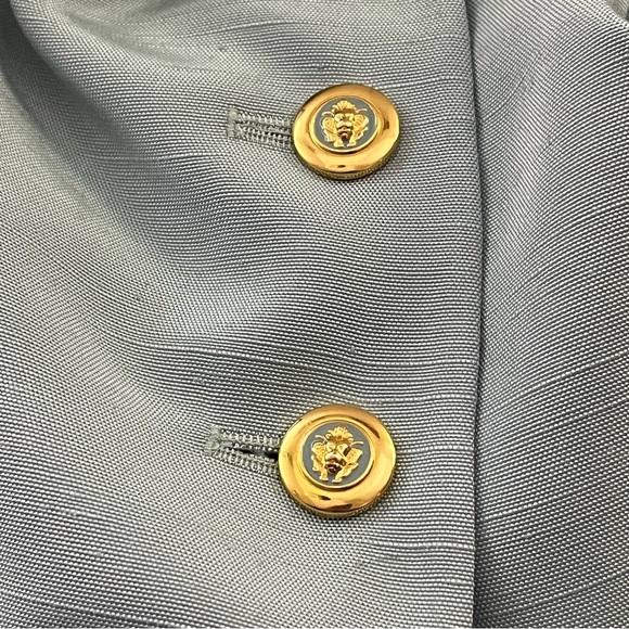 Vtg 80s 90s John Meyer of Norwich Textured Two-Piece Skirt Suit Set Mint 16 - Picture 6 of 8